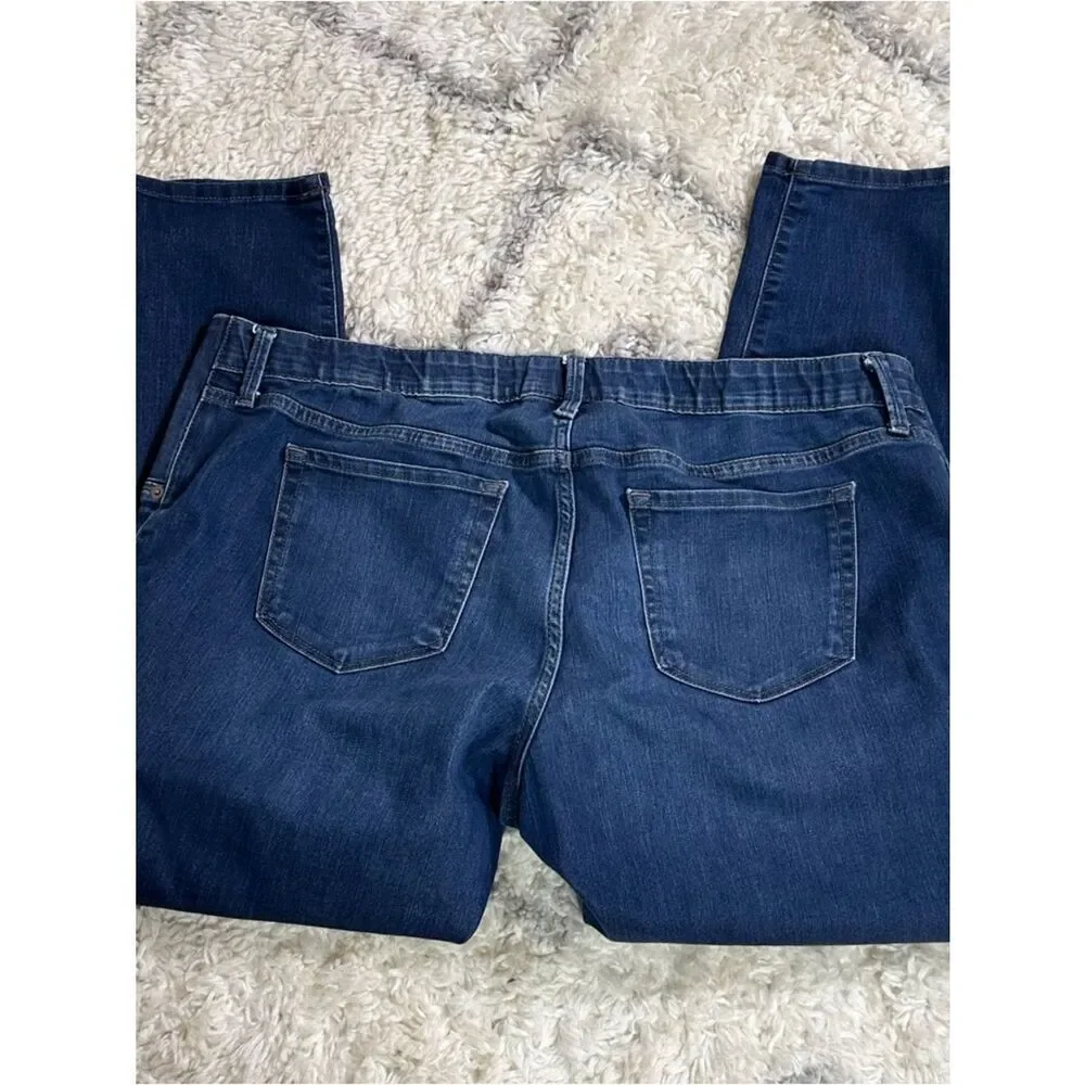 Isabel Maternity by Ingrid & Isabel Dark Blue Boot Cut Jeans
